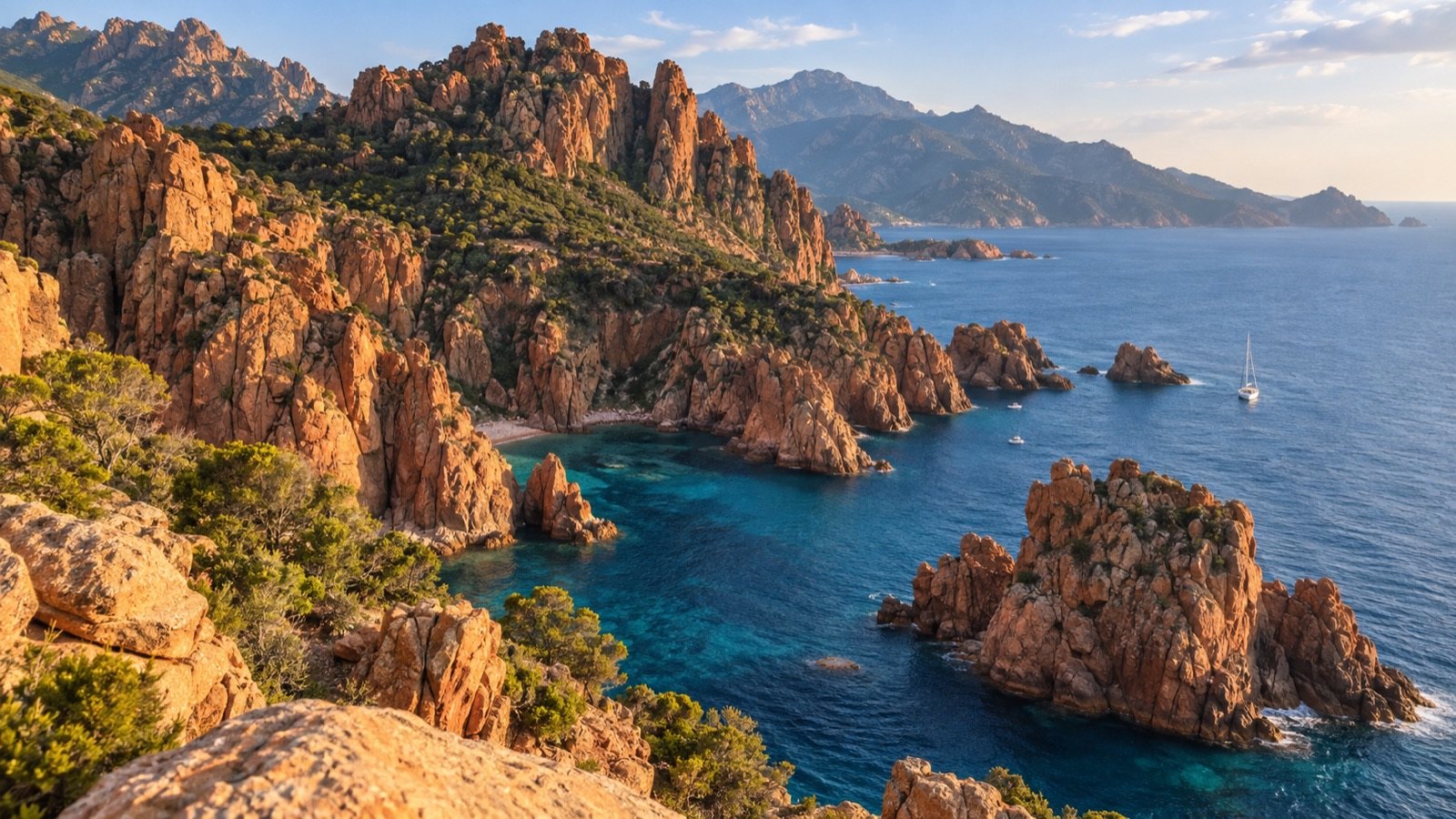 Calanques de Piana in Corsica