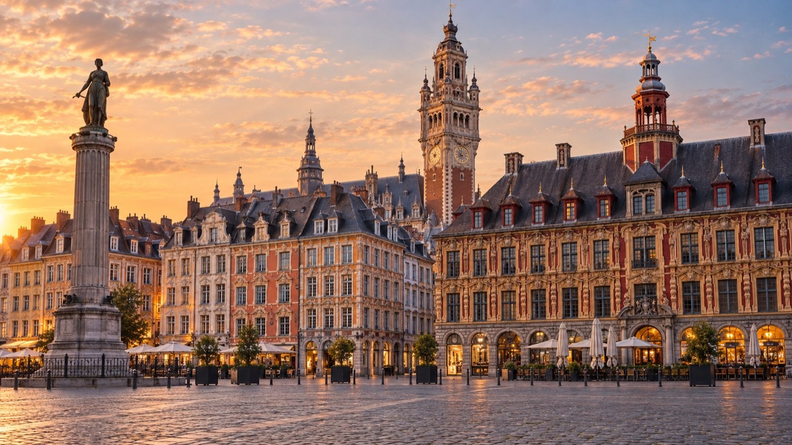 Flemish architecture in Lille, travel inspiration for Aisne