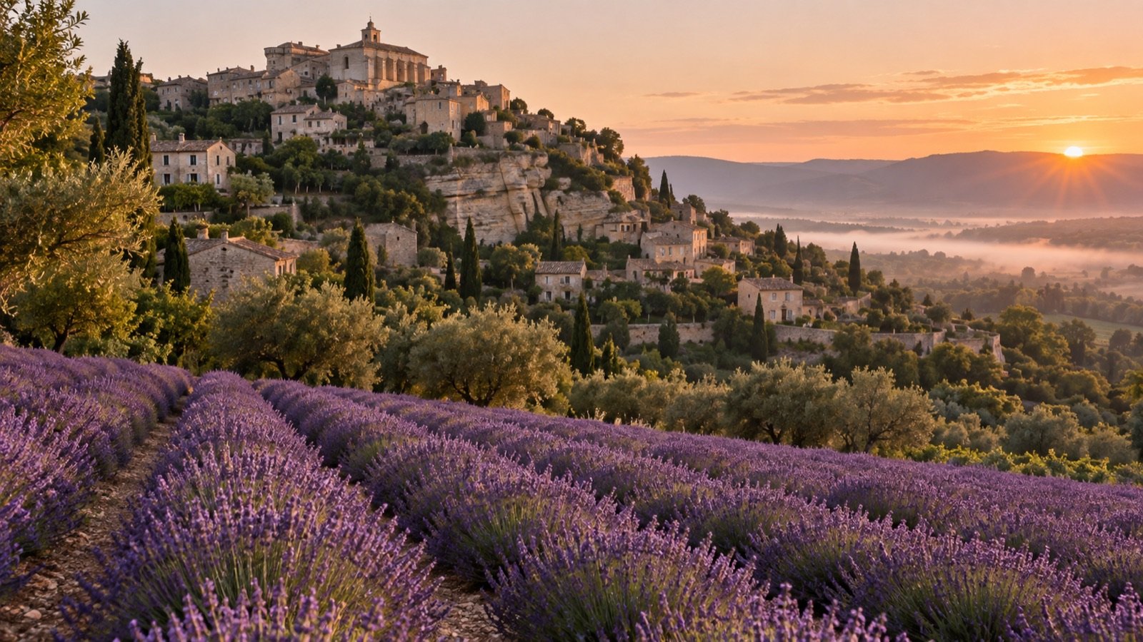 Lavender fields near Gordes